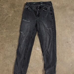 Wild Fable Black High Rise Distressed Jeans